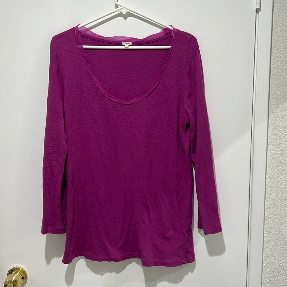J.Crew Fuchsia Top